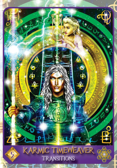 Celestial Frequencies Oracle Cards & Healing Activators Schiffer Publishing NEW