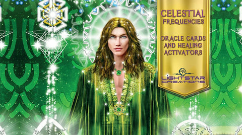 Celestial Frequencies Oracle Cards & Healing Activators Schiffer Publishing NEW