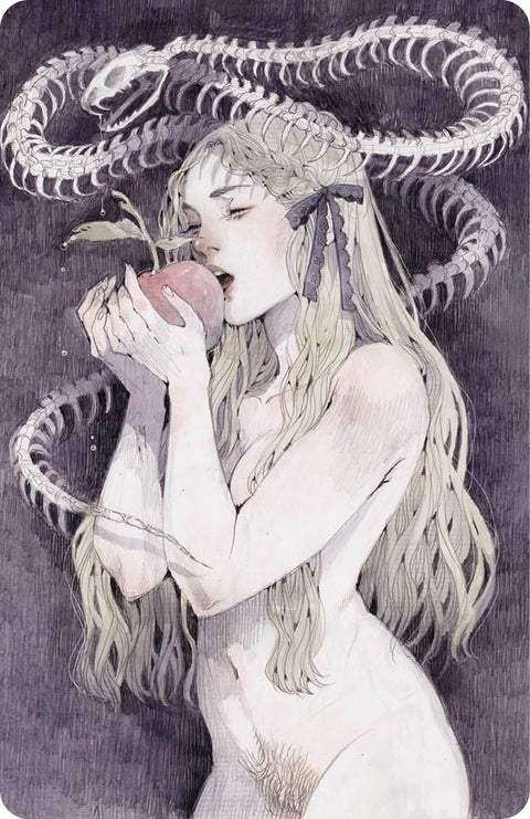 Desire Magnet 85x55mm Illustration from Loputyn Oracle Deck by Lo Scarabeo