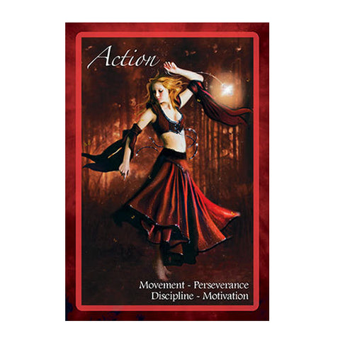 Chakra Insight Deck Cards Esoteric Fortune Telling Blue Angel