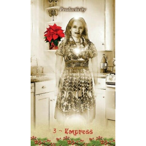 Christmas Tarot Deck by Schiffer with Guidebook 22 Cards New Sealed