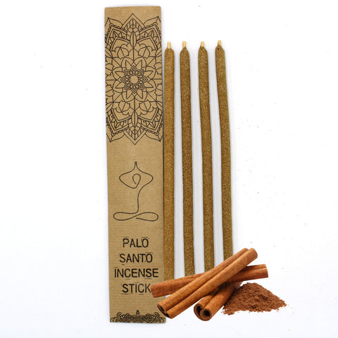 4x Palo Santo Large Cinnamon Incense Sticks AW Gifts Meditation Peru