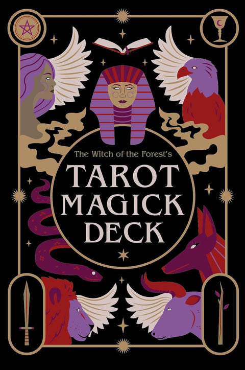 The Witch Of The Forest'S Tarot Magick Deck Spiritual Leaping Hare Press Lhp001