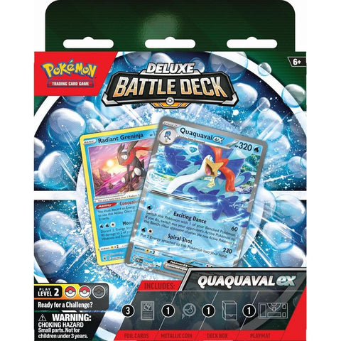Pokemon TCG Quaquaval ex Deluxe Battle Deck 60-Card Set English