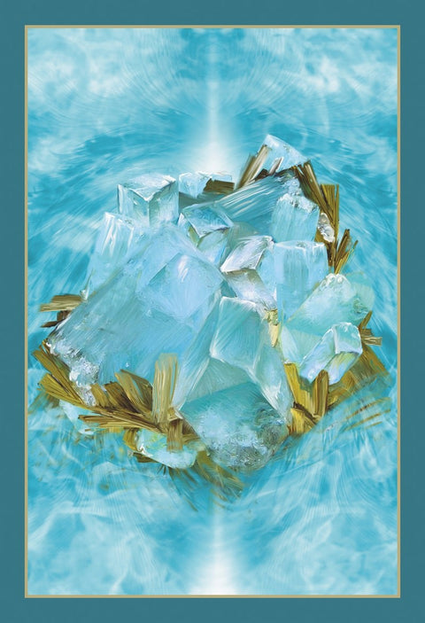 Crystal Oracle Cards Second Edition Deck by Toni Carmine Salerno Blue Angel