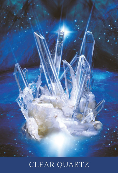 Crystal Oracle Cards Second Edition Deck by Toni Carmine Salerno Blue Angel