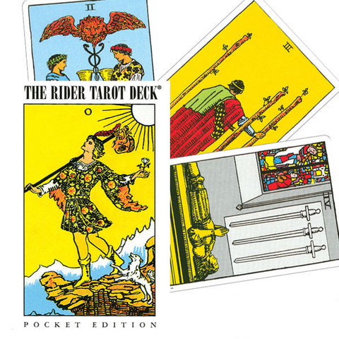 Pocket Rider-Waite Tarot Deck 78 Cards with Guidebook by US Games