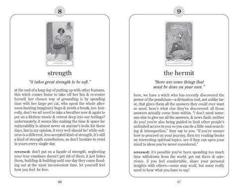 Cozy Witch Tarot Card Deck & Guidebook by Amanda Lovelace Janaina Medeiros