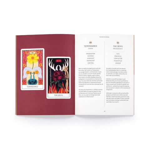 Floral Language Tarot Card Deck & Guidebook 78 Cards by Kaddo
