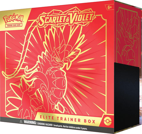 Pokemon TCG Scarlet & Violet Koraidon Elite Trainer Box 9 Booster Packs