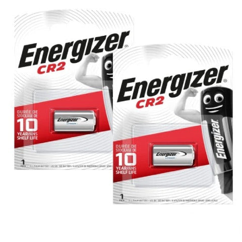 2x Energizer CR2 Lithium 3V Batteries ELCR2 CR17355 DLCR2 for Cameras