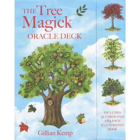 The Tree Magick Oracle Cards Deck & Illustrated Book Cico Books Gillian Kemp NEW