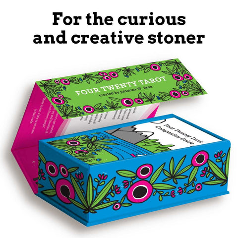 Four Twenty Tarot Deck & Guidebook 78 Cards Cannabis 420 by Row House