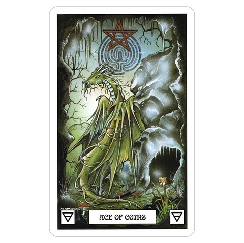 Dragon Tarot Card Deck 78 Cards by Terry Donaldson US Games Systems New
