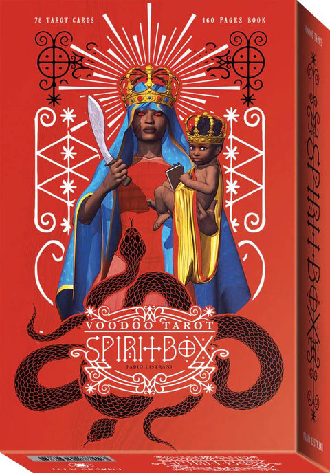 Voodoo Tarot Spirit Box Cards and Book Kit Lo Scarabeo