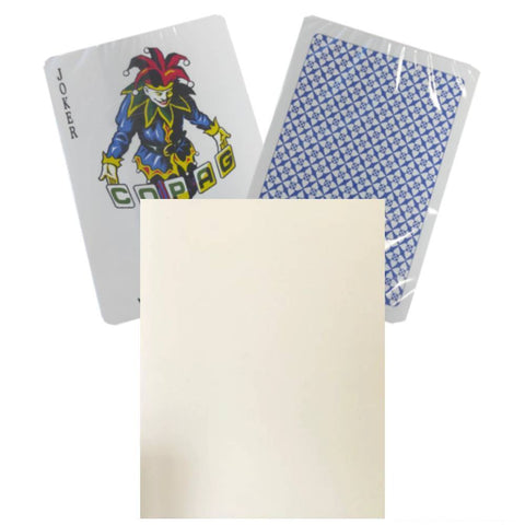 Copag Poker Tech Art Jumbo Index Blue 100% Plastic Playing Cards Deck