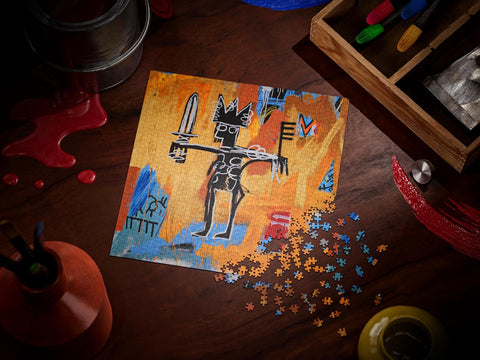 Jean-Michel Basquiat Julius Caesar 1000pc Jigsaw Puzzle by theory11