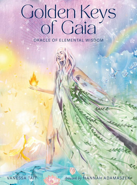 Golden Keys of Gaia: Oracle of Elemental Wisdom cards Blue Angel