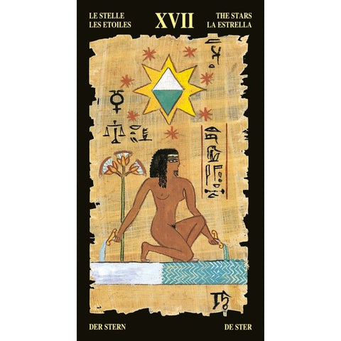 Egyptian Tarot Deck 78 Cards by Lo Scarabeo Esoteric Fortune Telling