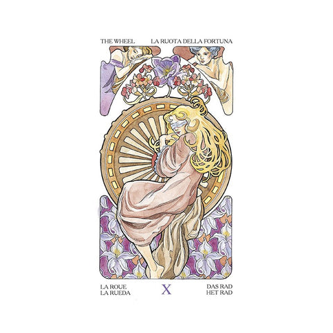 Art Nouveau Tarot Cards Deck Floral Classic Lo Scarabeo Antonella Castelli NEW