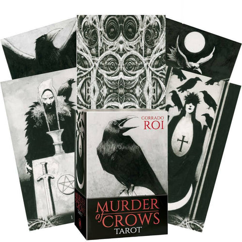 Murder Of Crows Tarot Cards Deck By Corrado Roi Esoteric Telling Lo Scarabeo NEW