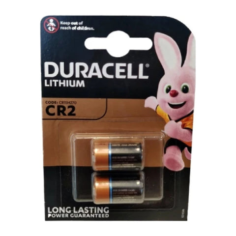 Duracell CR2 3V Lithium Battery 2-Pack