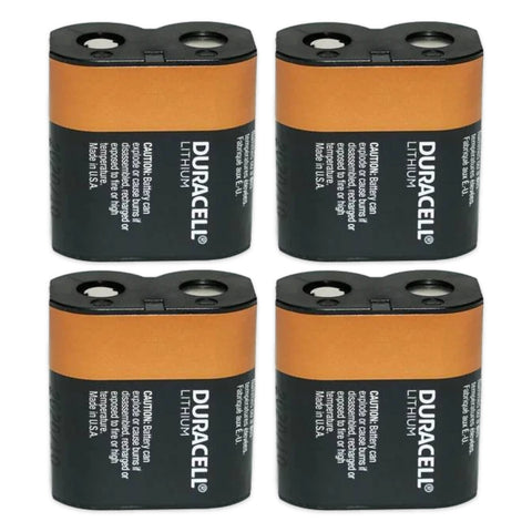 4x Duracell CR-P2 223 6V lithium batteries