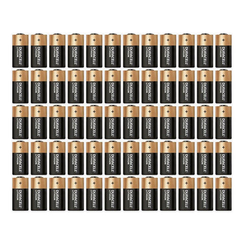 Duracell CR123A 3V Lithium Batteries – 60 pcs (bulk cells)