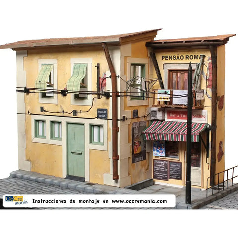 OCCRE Lisbon Alfama Street Diorama Model Kit for Tram Display
