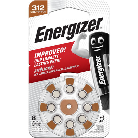 88x Energizer AC312E 312 V312 Hearing Aid Batteries Long Expiry