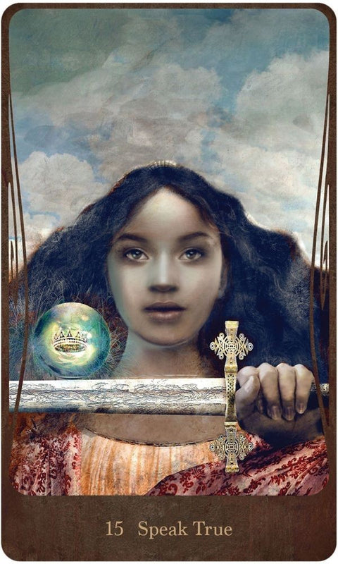 Divine Nature Oracle Cards Deck & Guidebook by Angi Sullins US Games