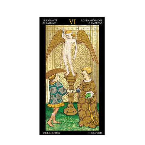 Golden Visconti Grand Trumps Tarot Deck 22 Cards Lo Scarabeo