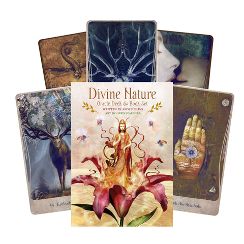 Divine Nature Oracle Cards Deck & Guidebook by Angi Sullins US Games