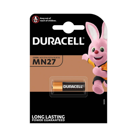 Duracell MN27 12V alkaline battery blister