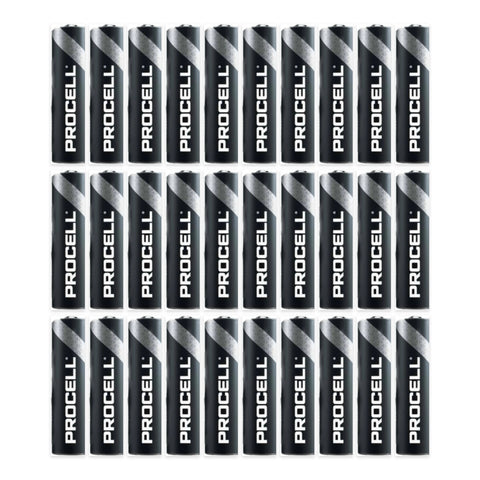 30x Duracell Procell AA LR6 1.5V Alkaline Batteries