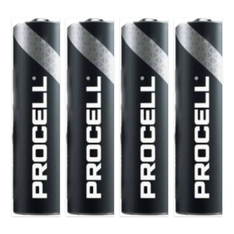 4x Duracell Procell AA LR6 1.5V Alkaline Batteries