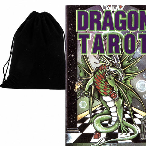 Dragon Tarot Card Deck by U.S. Games with Velvet Bag 78 Cards New Sealed