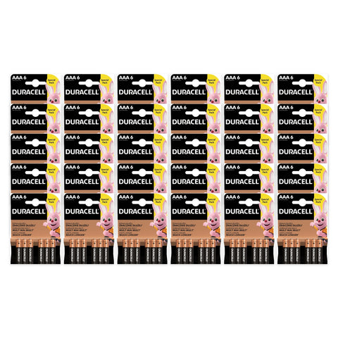 180x Duracell AAA Duralock - 30 packs of 6