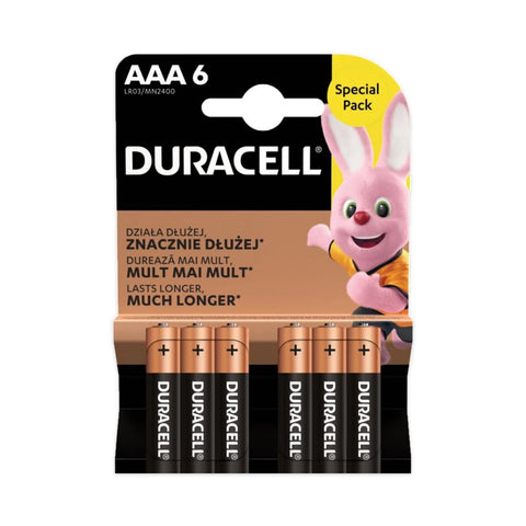Duracell AAA 6-pack blister