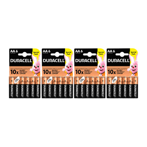 24x Duracell AA LR6 - 4 packs