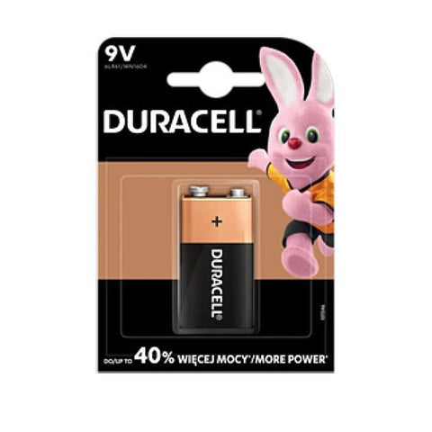 Duracell Duralock Alkaline 9V 6LR61 Battery E-Block MN1604 EN22