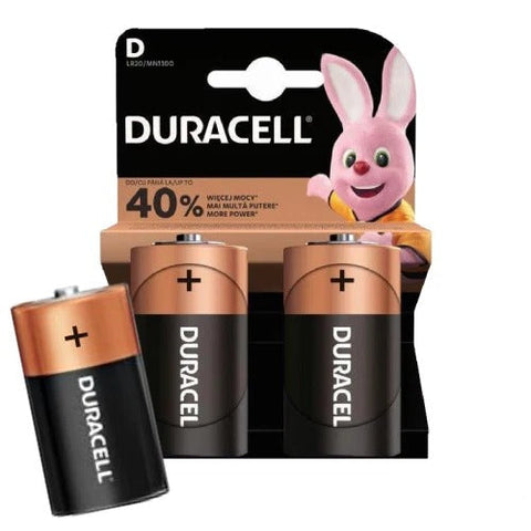 3x Duracell Duralock Alkaline D LR20 Batteries 1.5V Mono MN1300 E95