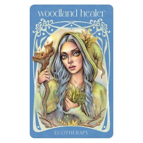 Enchanted Garden Oracle Cards Blue Angel