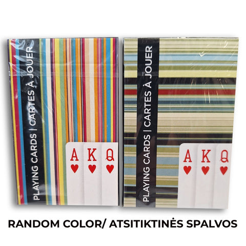 Piatnik Stripes Bridge Playing Cards Deck 55-Card Random Color