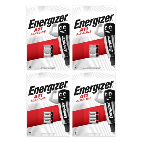 8x Energizer A11 6V Alkaline Batteries