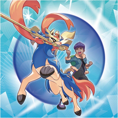 Pokemon Scarlet & Violet Hop's Zacian ex Collection Box 4 Booster Packs EN