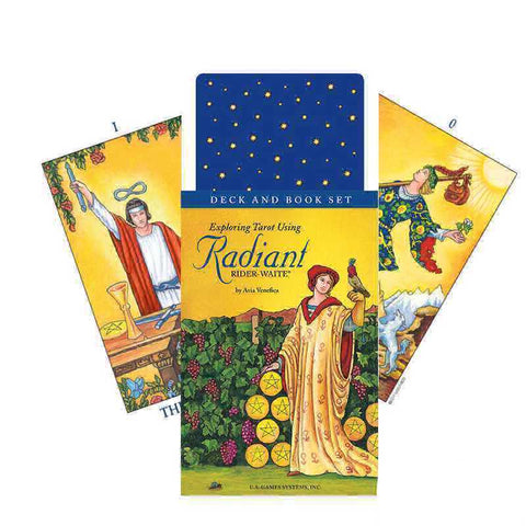 Exploring Tarot Radiant Rider-Waite Deck & Guidebook Set by US Games