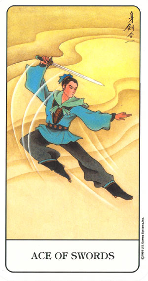 Chinese Tarot Deck by Jui Guoliang 78 Cards US Games w/ Guidebook