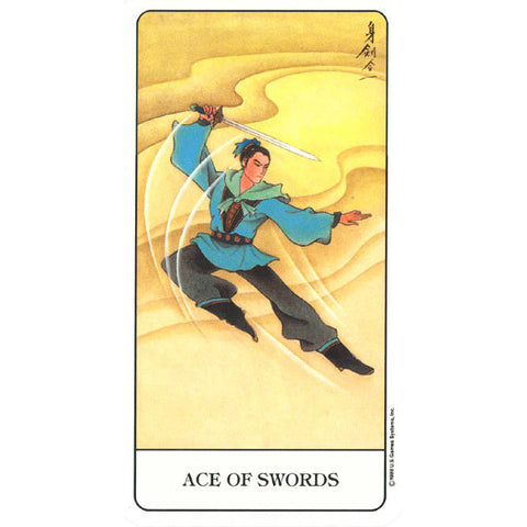 Chinese Tarot Deck by Jui Guoliang 78 Cards US Games w/ Guidebook