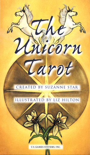 Unicorn Tarot Cards Deck Suzanne Star Liz Hilton Esoteric Telling US Games Ut78